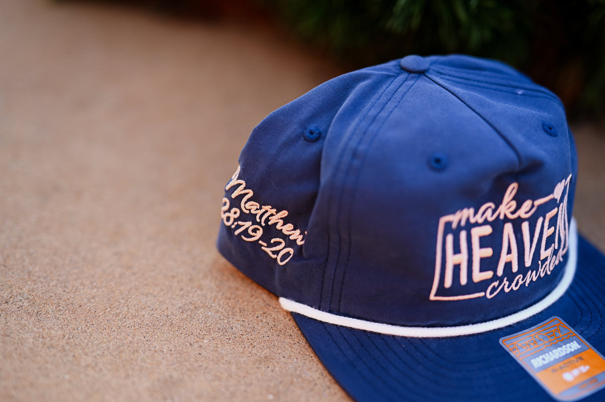 MAKE HEAVEN CROWDED | NAVY/WHITE