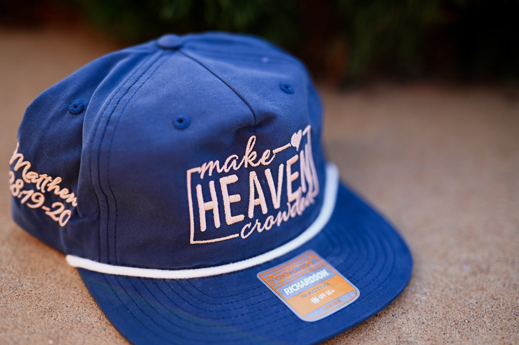 MAKE HEAVEN CROWDED | NAVY/WHITE