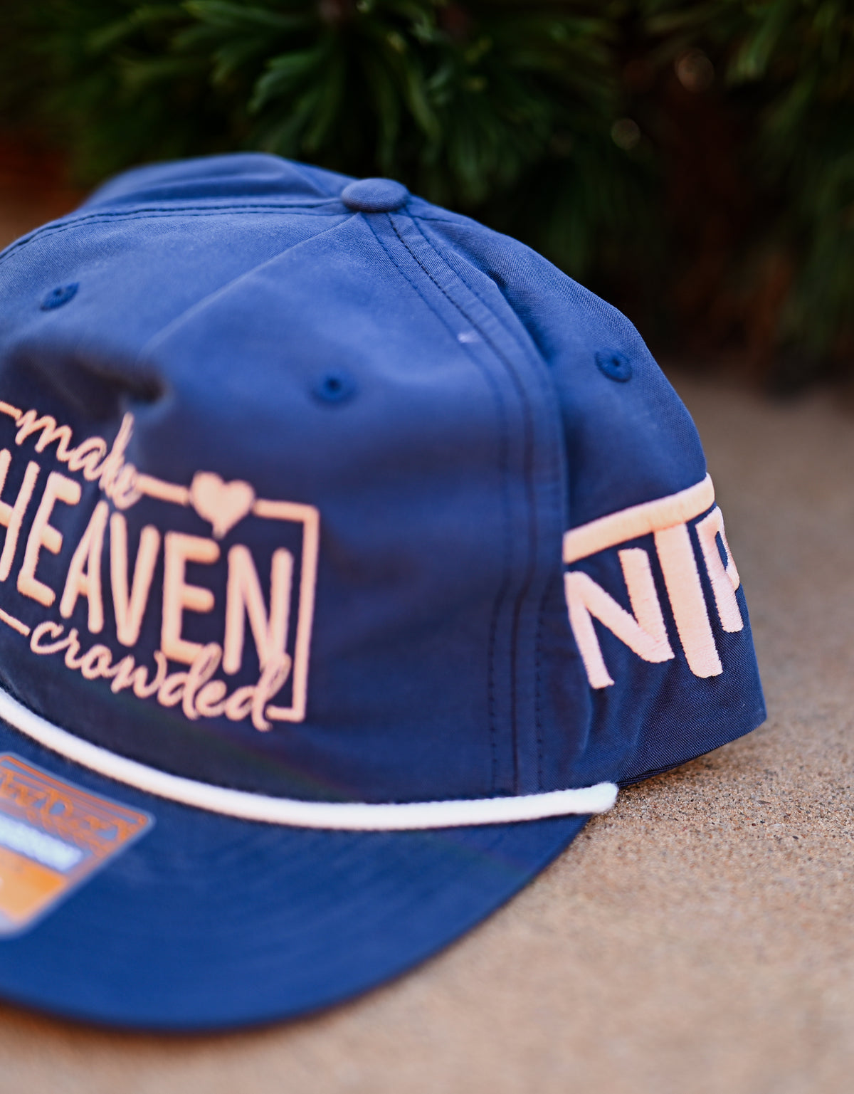 MAKE HEAVEN CROWDED | NAVY/WHITE