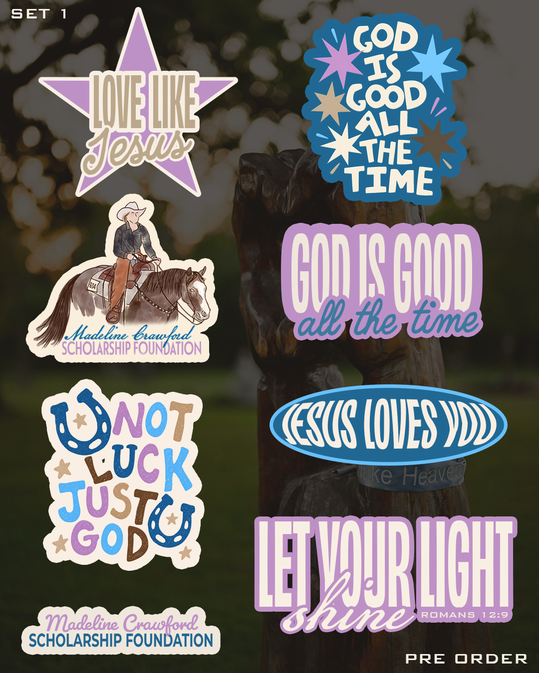 Madeline Crawford Sticker Pack Set 1